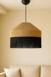 Opviq Lámpara de Araña Fiora Beige y Negro